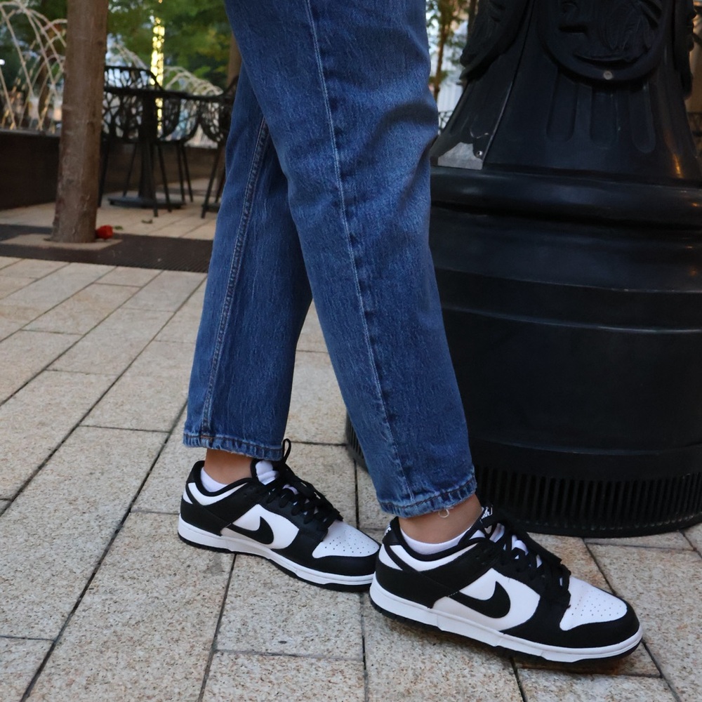 Nike Black and White Low-Top Sneakers